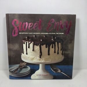 Sweet Envy Cookbook - White Cake with Chocolate Drip